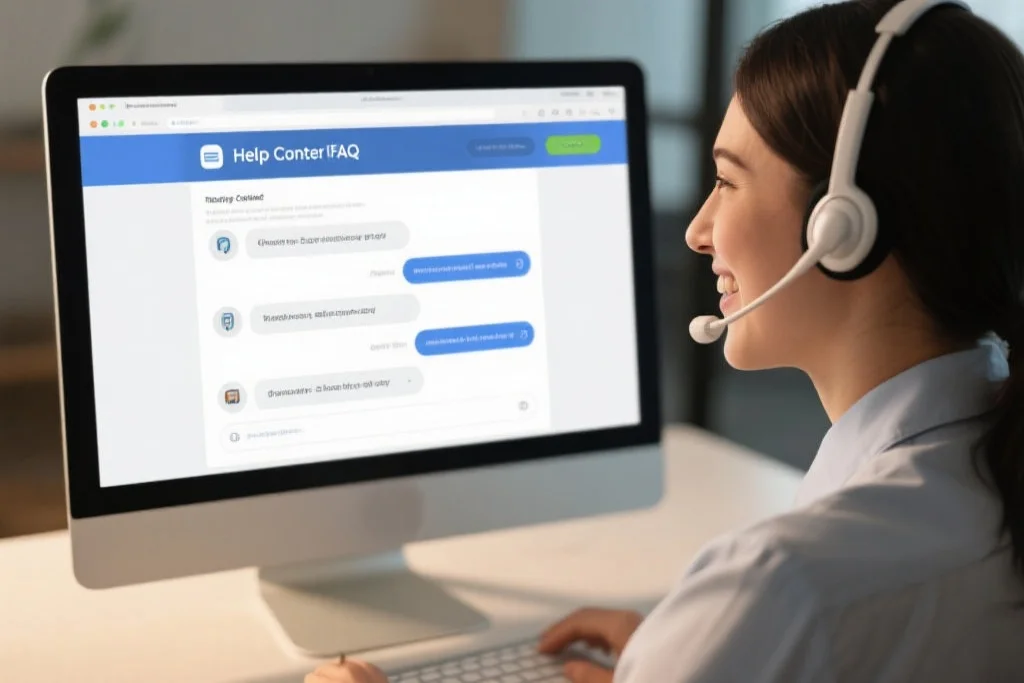 客服代表协助用户解决问题